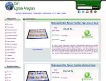 Tablet Screenshot of ce1egitim.com